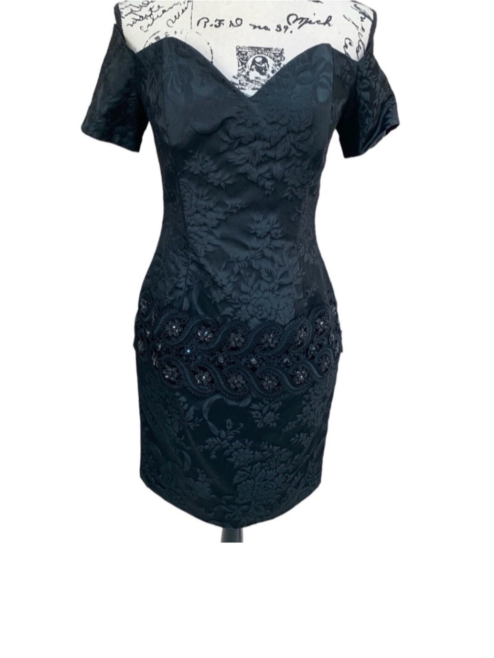 Elegant Black Off-Shoulder Dress